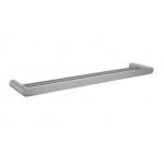 Esperia Brushed Nickel Solid Brass Double Towel Rail 600mm Esperia Brushed Nickel Solid Brass Double Towel Rail 600mm